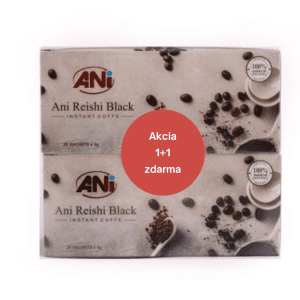 Reishi instantná káva powder 20x3gramov 1+1 zadarmo krabička ANilab