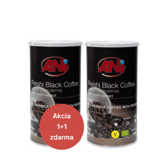 Reishi BIO instantná káva 100g plechovka 1+1 zadarmo ANilab